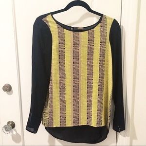 Rebecca Minkoff silk blouse shirt size S